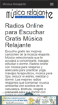 Mobile Screenshot of musicarelajante.es